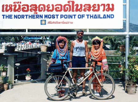 Traveling by bicycle in the 1980s