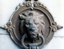 102 brass lion head photographed in guatemala 800