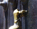 108 brass lion door knocker photographed in guatemala 800