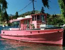 39 pink ship on lake villarica  chile 800