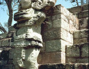 25 mayan sculpture at copan ruins site in honduras