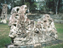 31 mayan stela and large stone carving at copan